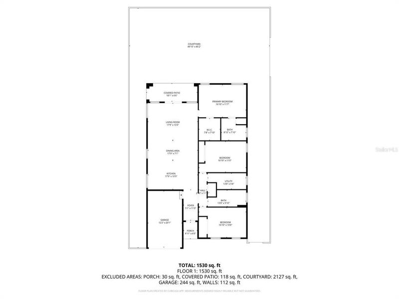2D floor plan layout of this home in , Tampa, FL (Image 3).