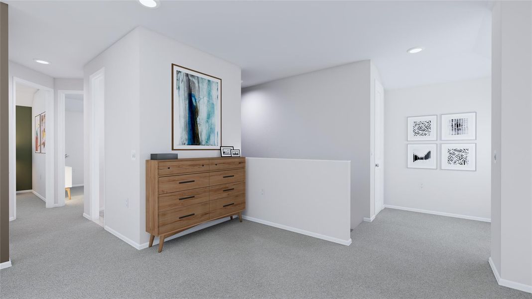 Furnished interior view inside a new home in Anniston, Katy (Image 11).