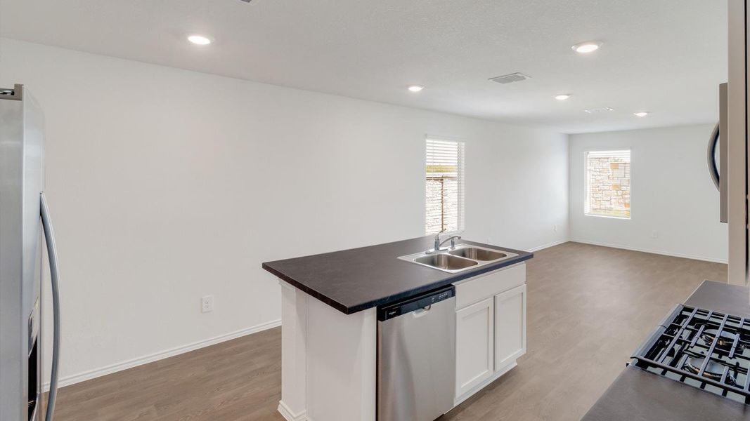 Furnished interior view inside a new home in Wayside, Uhland (Image 7).