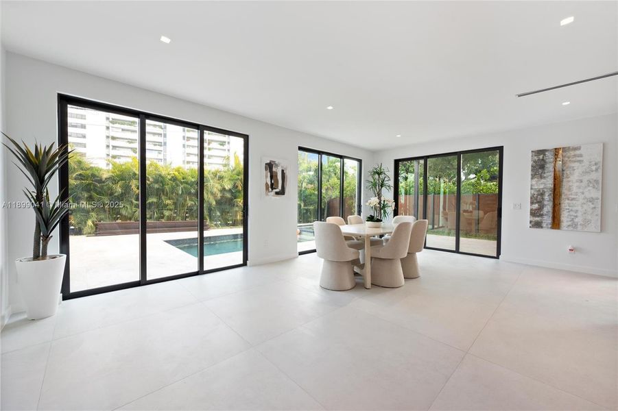 Furnished interior view inside a new home in , Miami (Image 12). Furnished interior view inside a new home in , Miami (Image 12).