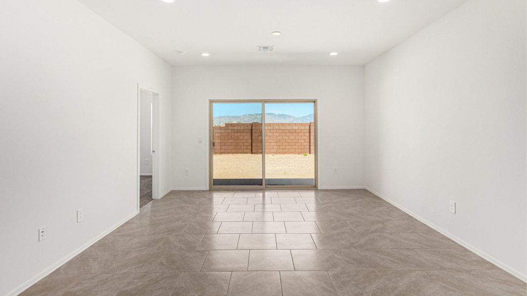 Representative unfurnished interior of a home built from the Amber by D.R. Horton in Hanson Ridge, Vail (Image 19).