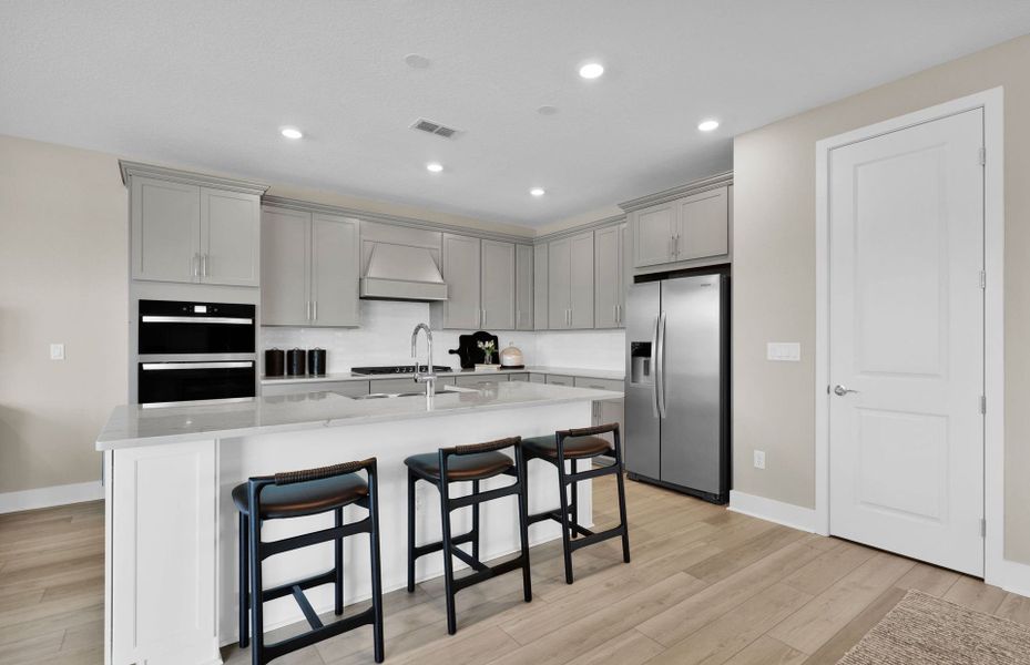 Representative furnished interior of a home built from the Yorkshire by Pulte Homes in Westerly Park at Wildlight, Wildlight (Image 7).