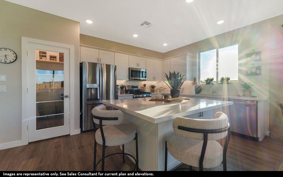 Representative furnished interior of a home built from the Tempe by CastleRock Communities in Rancho Mirage, Maricopa (Image 12).