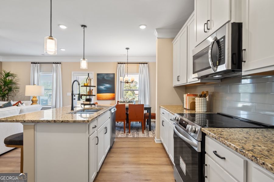Furnished interior view inside a new home in Glendale Towns, Conyers (Image 13).