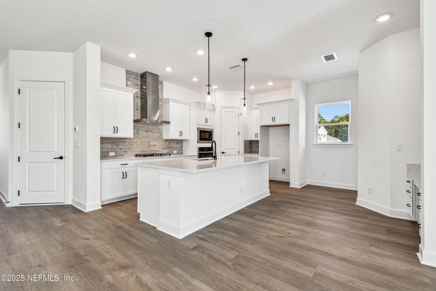 Furnished interior view inside a new home in Evergreen Island at Silverleaf - Executive, St. Augustine (Image 11). Furnished interior view inside a new home in Evergreen Island at Silverleaf - Executive, St. Augustine (Image 11).