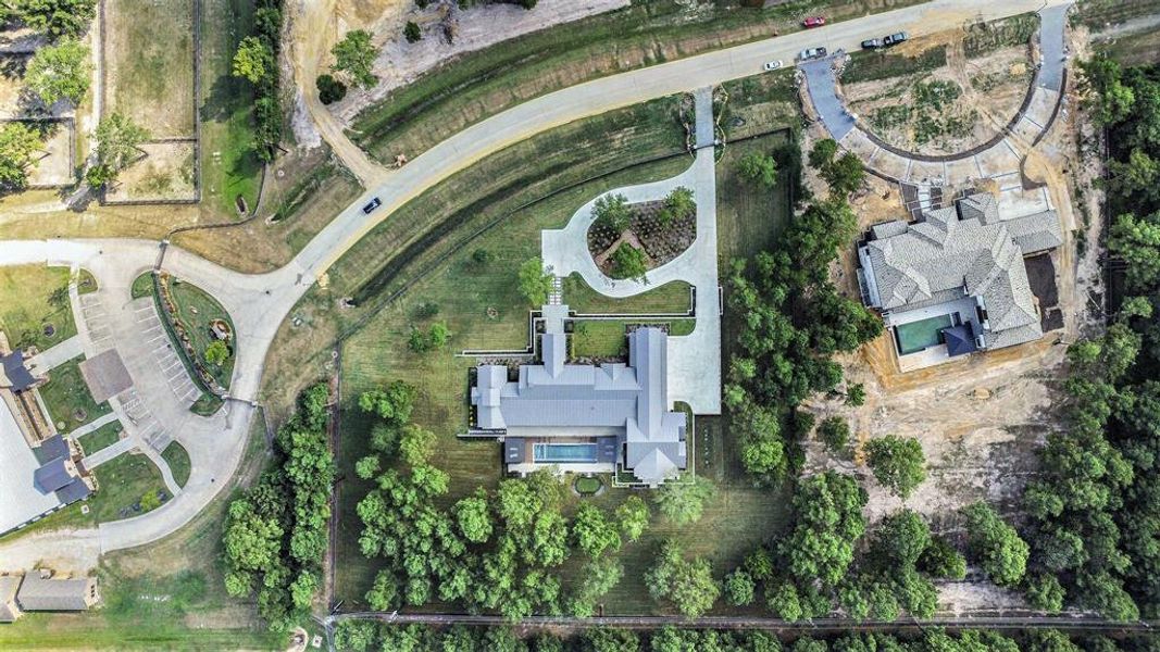 Aerial view of this one of a kind property!