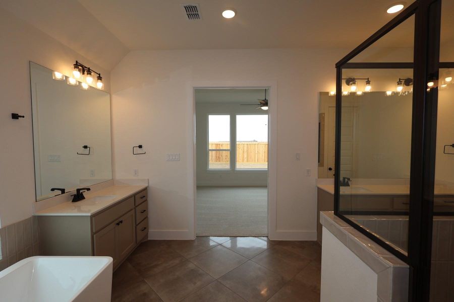 Furnished interior view inside a new home in Dunham Pointe, Cypress (Image 5).