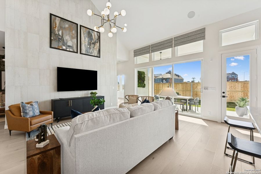 Furnished interior view inside a new home in Briggs Ranch – Signature Legacy Series, San Antonio (Image 3).
