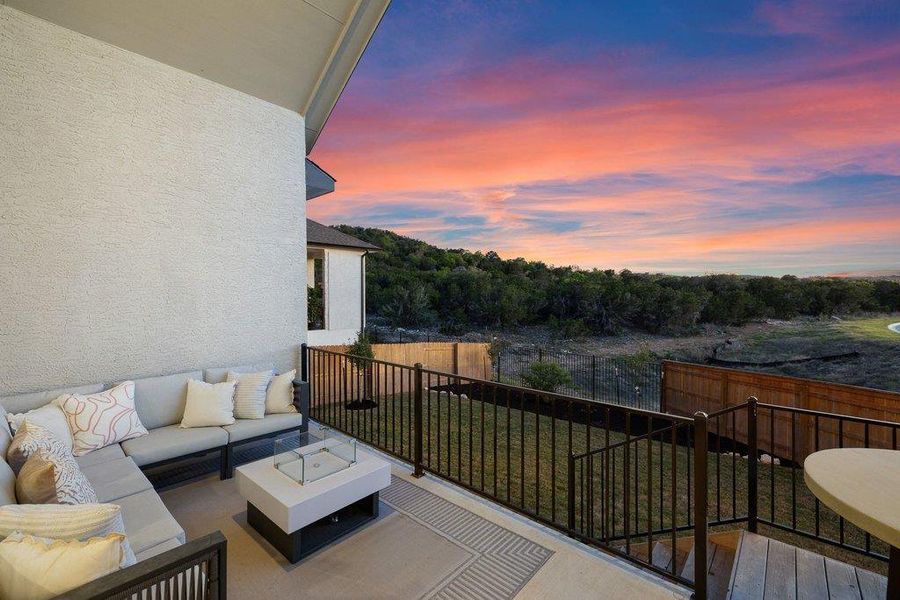 Exterior details and patio area of a home in Sweetwater, Austin (Image 22).