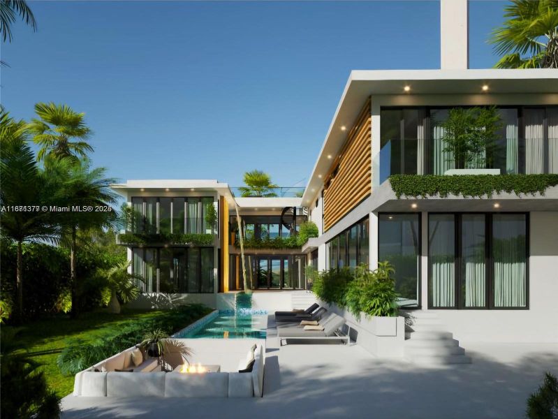 Front exterior of a new home in , Miami Beach, FL, highlighting curb appeal (Image 15).