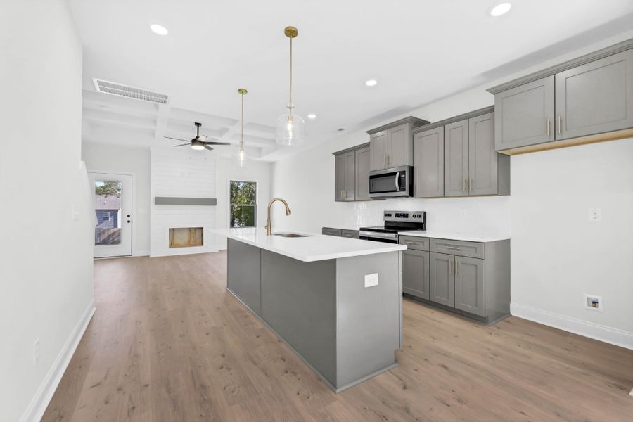 Furnished interior view inside a new home in Fletchers Bend, Clarksville (Image 5). Furnished interior view inside a new home in Fletchers Bend, Clarksville (Image 5).