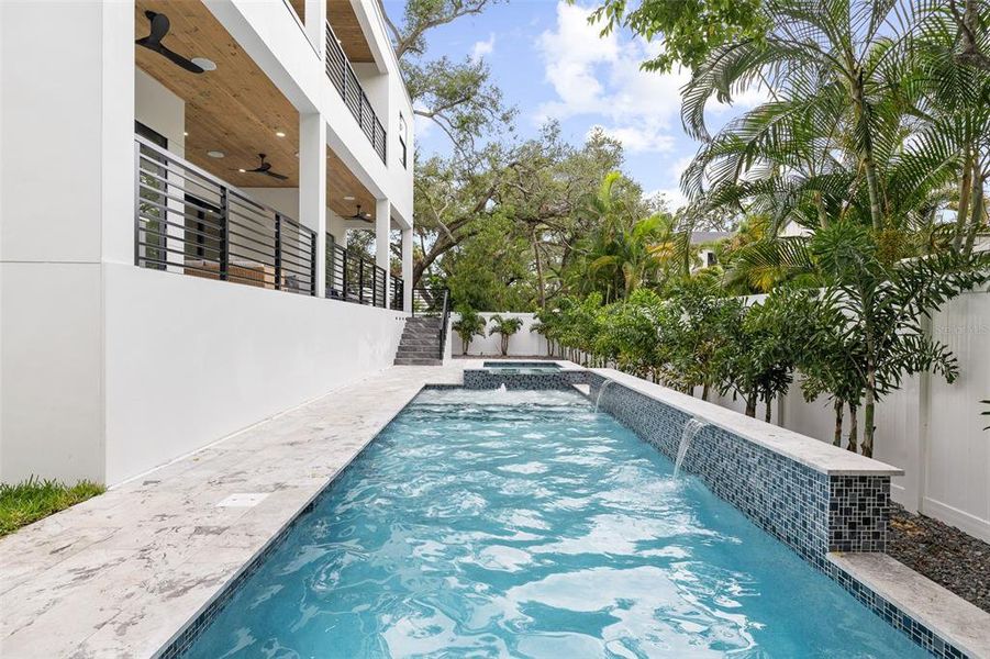 Exterior details and patio area of a home in , Tampa (Image 28).