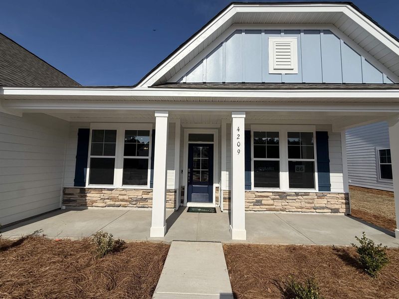 Exterior details and patio area of a home in Westwood Reserve, Conway (Image 3).