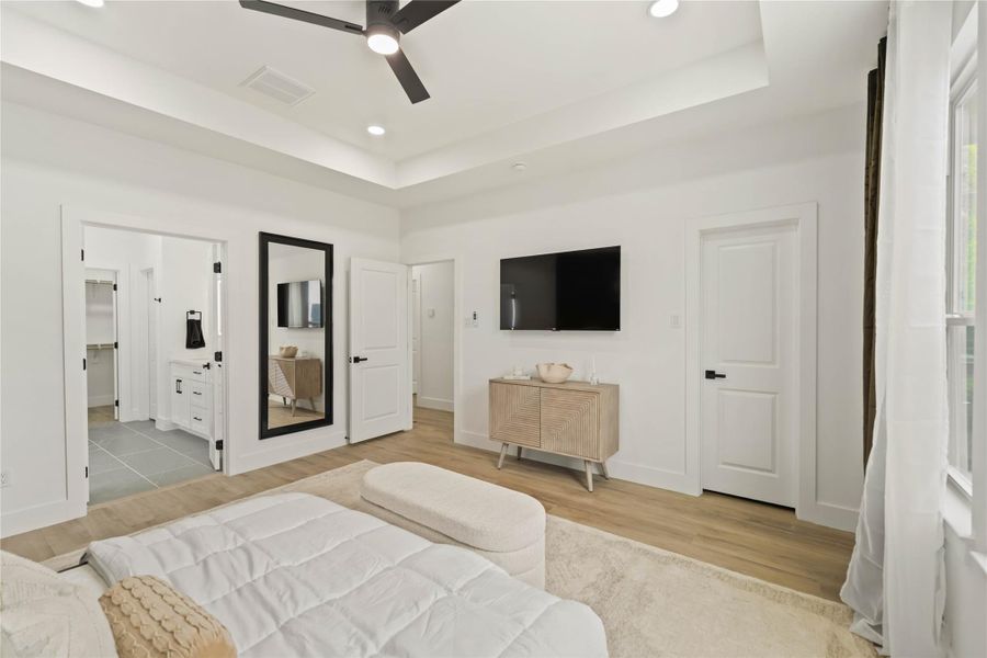 Furnished interior view inside a new home in , Houston (Image 13).
