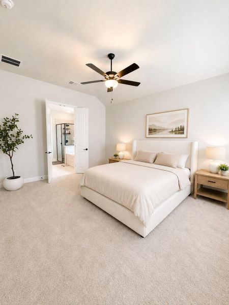 Furnished interior view inside a new home in Harvest, Argyle (Image 22).