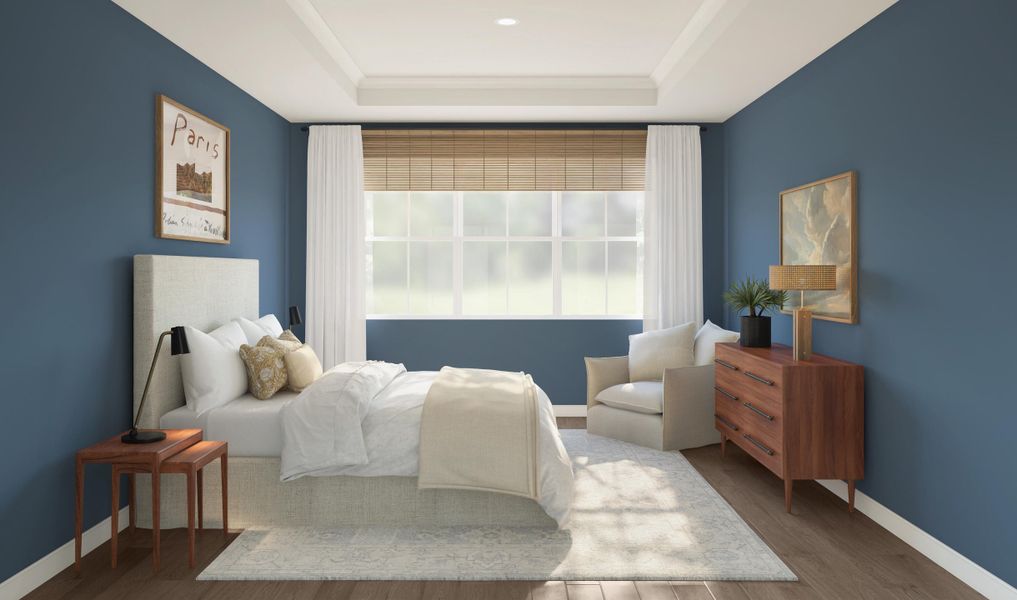 Furnished interior view inside a new home in K. Hovnanian's® Four Seasons at Lakes of Cane Bay, Summerville (Image 4).