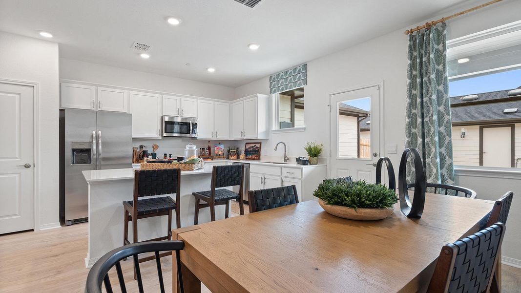 Furnished interior view inside a new home in Avery Centre, Round Rock (Image 14).