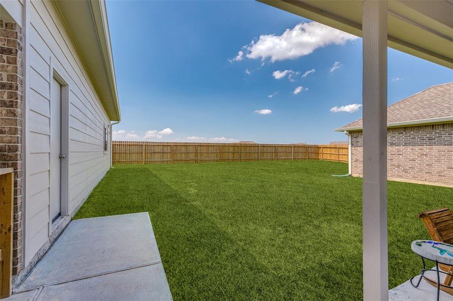 View from Carport / Patio