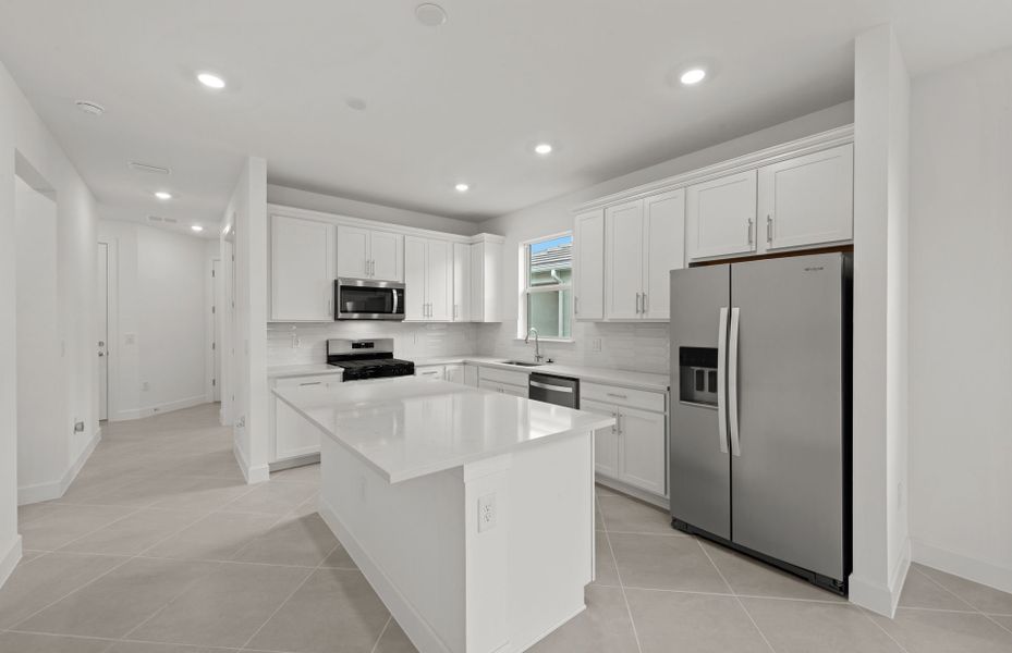 Chef-inspired kitchen with designer finishes Chef-inspired kitchen with designer finishes