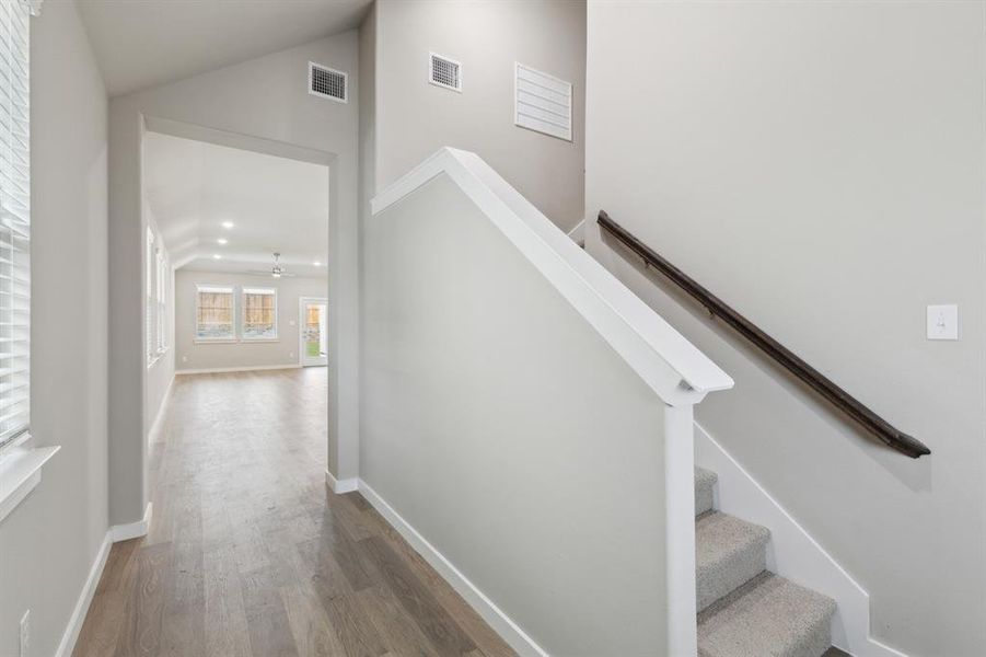 Entryway in the Elm home plan by Trophy Signature Homes – REPRESENTATIVE PHOTO