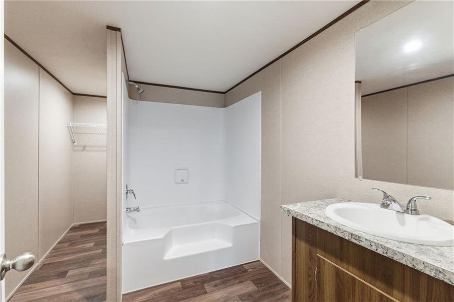 Furnished interior view inside a new home in , Dallas (Image 10).