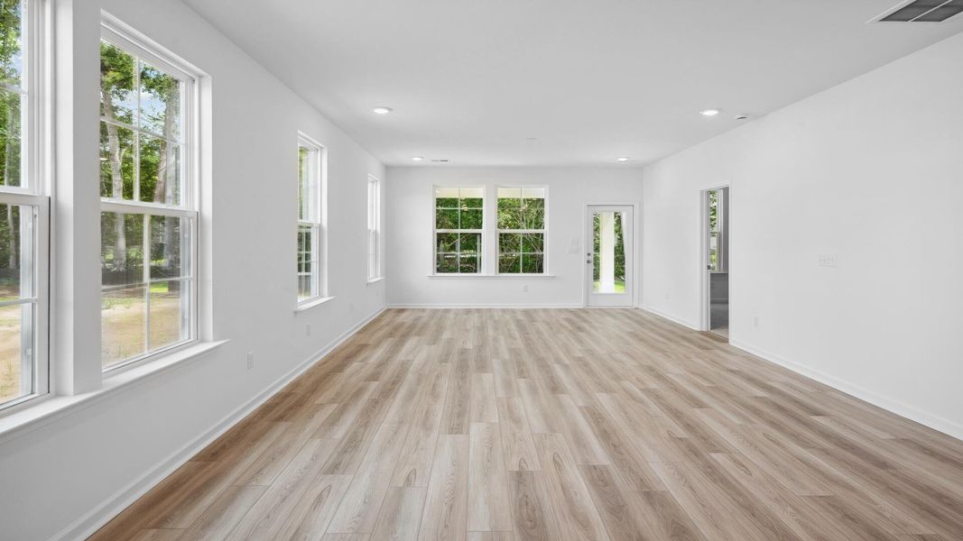 Spacious, unfurnished interior of a new home in Creekside at Andrews, Summerville (Image 18).