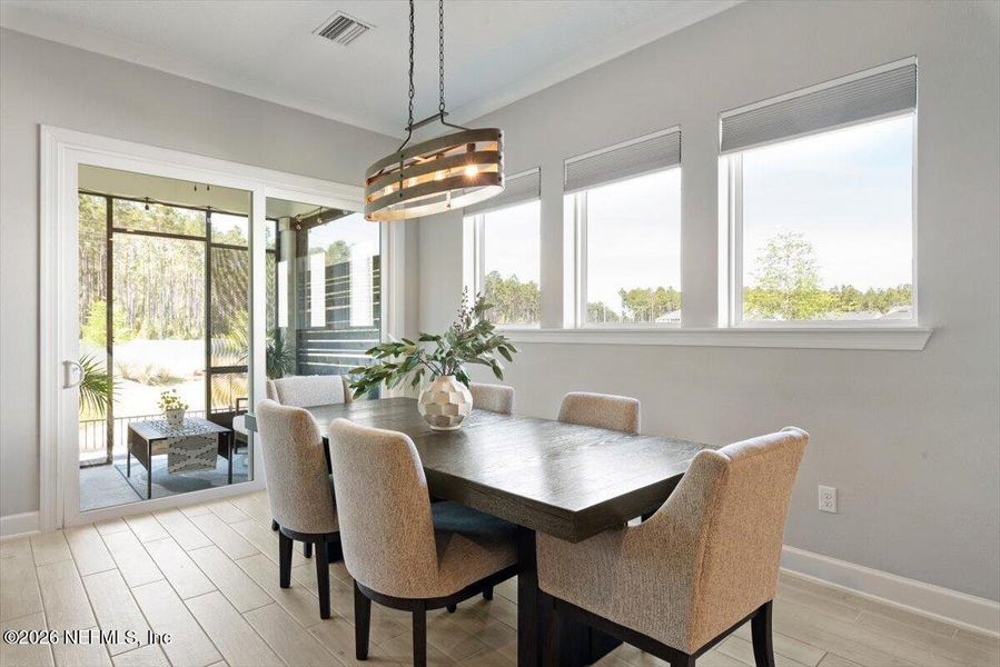 Furnished interior view inside a new home in Middlebourne 50', St. Johns (Image 11).