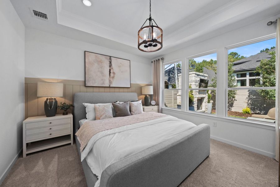 Representative furnished interior of a home built from the Lufkin by Pulte Homes in Pulte Homes at Two Step Farm, Montgomery (Image 17). Representative furnished interior of a home built from the Lufkin by Pulte Homes in Pulte Homes at Two Step Farm, Montgomery (Image 17).