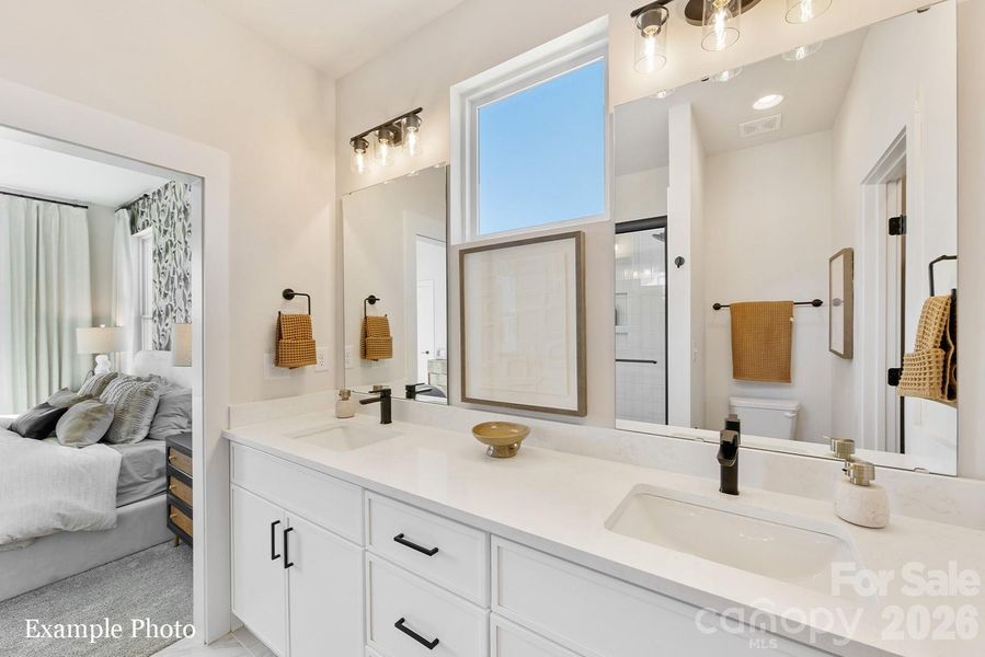 Furnished interior view inside a new home in , Charlotte (Image 5).