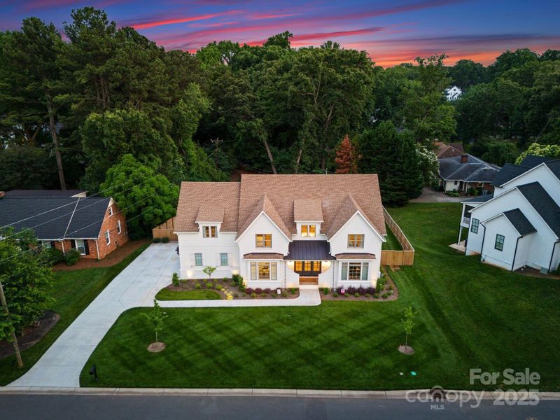 Front exterior of a new home in , Charlotte, NC, highlighting curb appeal (Image 24).