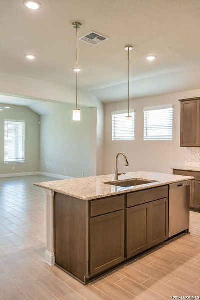 Furnished interior view inside a new home in Morgan Meadows, San Antonio (Image 4).