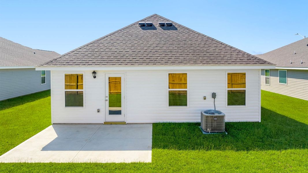 Representative exterior photo of a completed home built from the The Celeste by D.R. Horton in Park Place, Panama City, FL (Image 24).