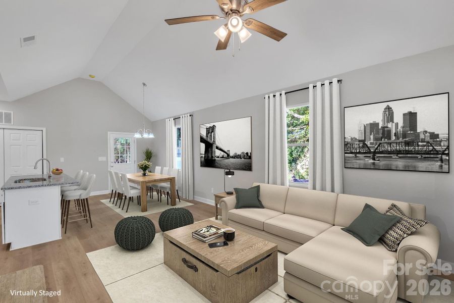 Furnished interior view inside a new home in , East Spencer (Image 7).