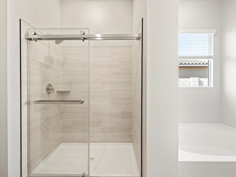 Close-up of interior finishes inside a home in White Tank Foothills Reserve Series, Waddell (Image 9).