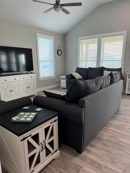 Furnished interior view inside a new home in , Galveston (Image 8).
