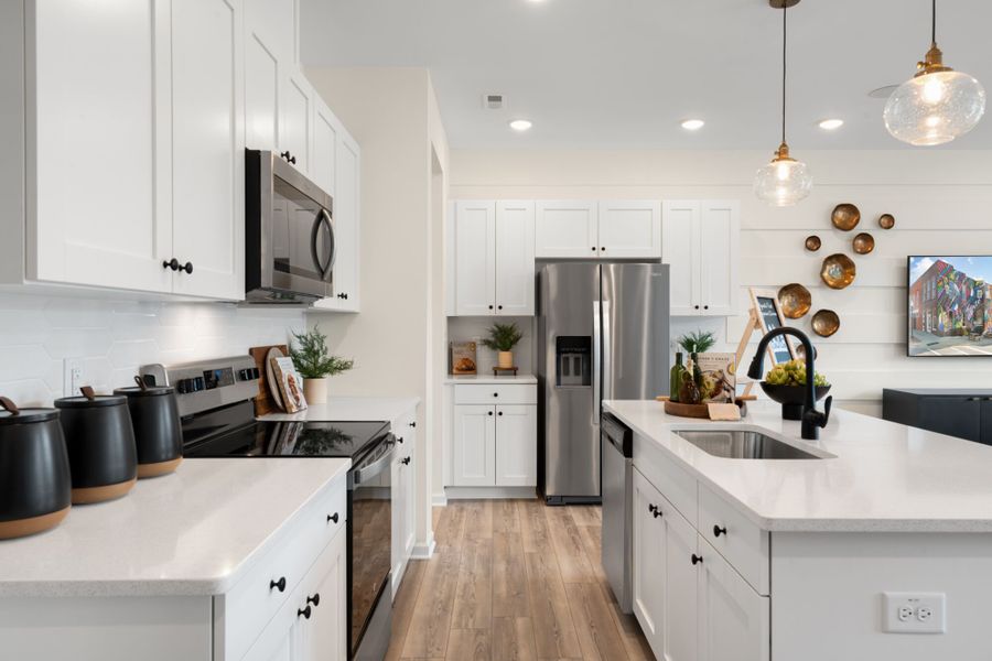Representative furnished interior of a home built from the Bryce by Mattamy Homes in Magnolia Park Townes, Garner (Image 11).