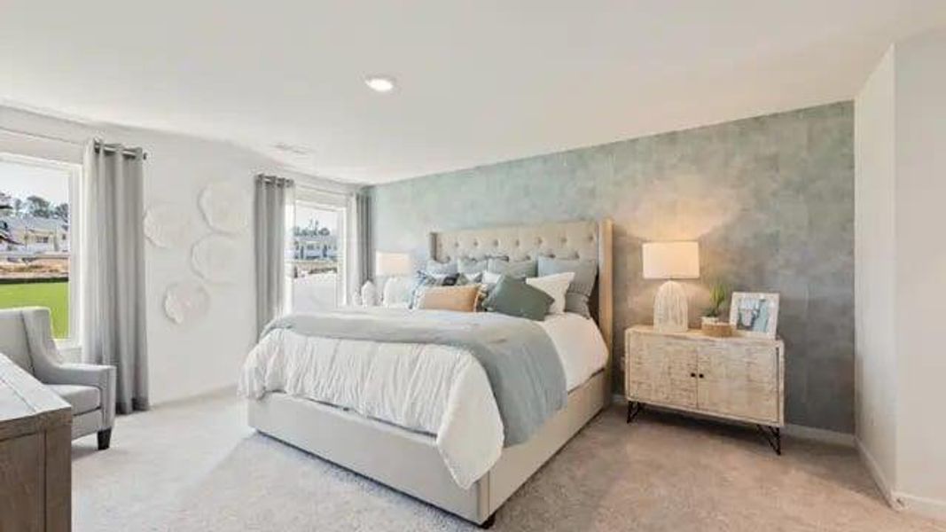 Furnished interior view inside a new home in , Lawrenceville (Image 12).