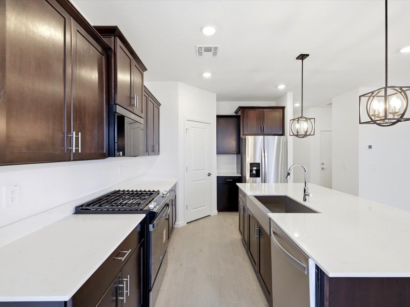 Furnished interior view inside a new home in Entrada Estate Series, Tolleson (Image 5).