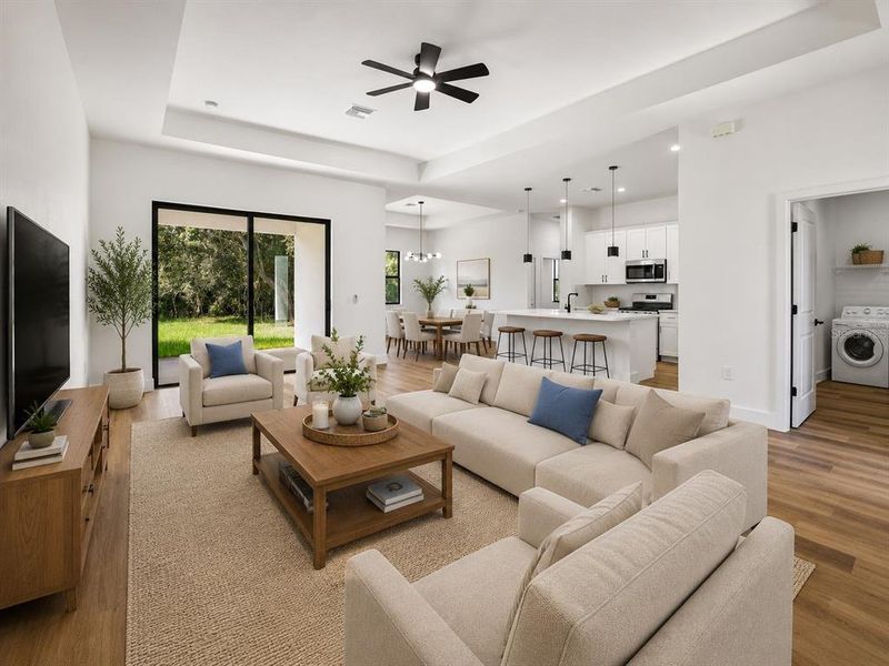 Furnished interior view inside a new home in , North Port (Image 7).