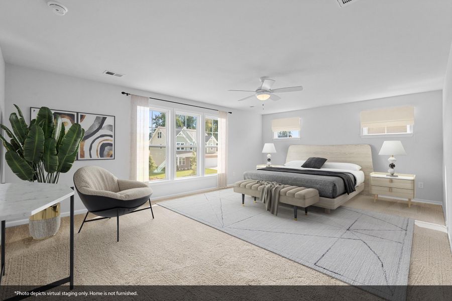 Furnished interior view inside a new home in Fieldstone, Lexington (Image 9).