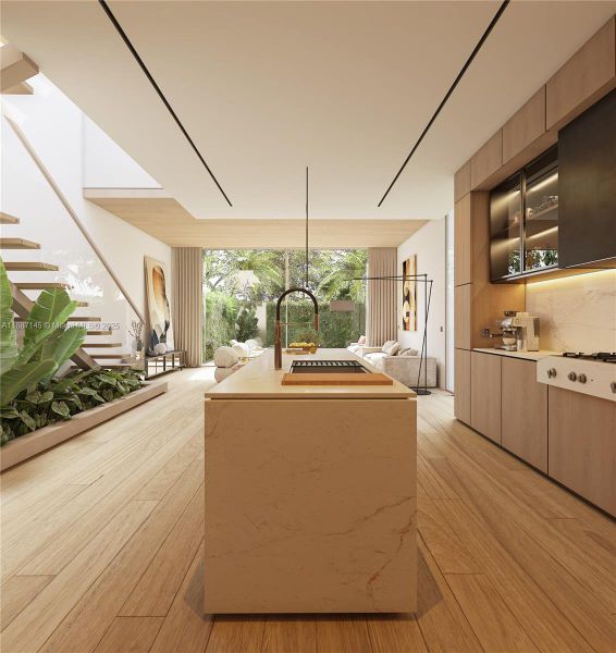 Furnished interior view inside a new home in , Miami (Image 16). Furnished interior view inside a new home in , Miami (Image 16).