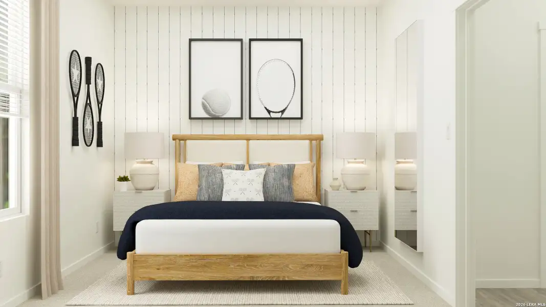 Furnished interior view inside a new home in Juniper Ranch, Spring Branch (Image 6).