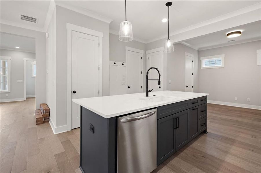 Furnished interior view inside a new home in , Woodstock (Image 4).
