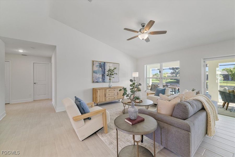 Furnished interior view inside a new home in Cape Coral, Cape Coral (Image 17).