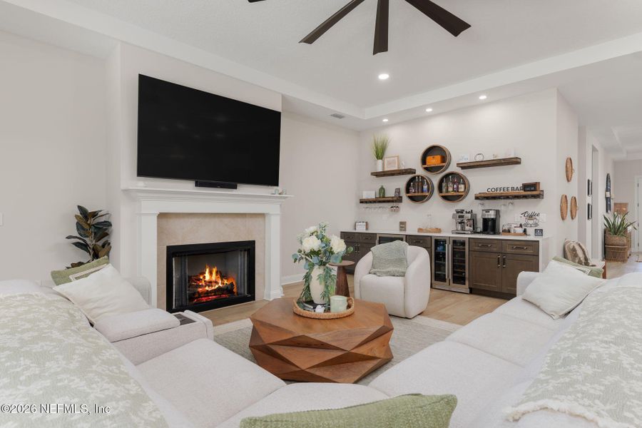 Furnished interior view inside a new home in , St. Augustine (Image 46).