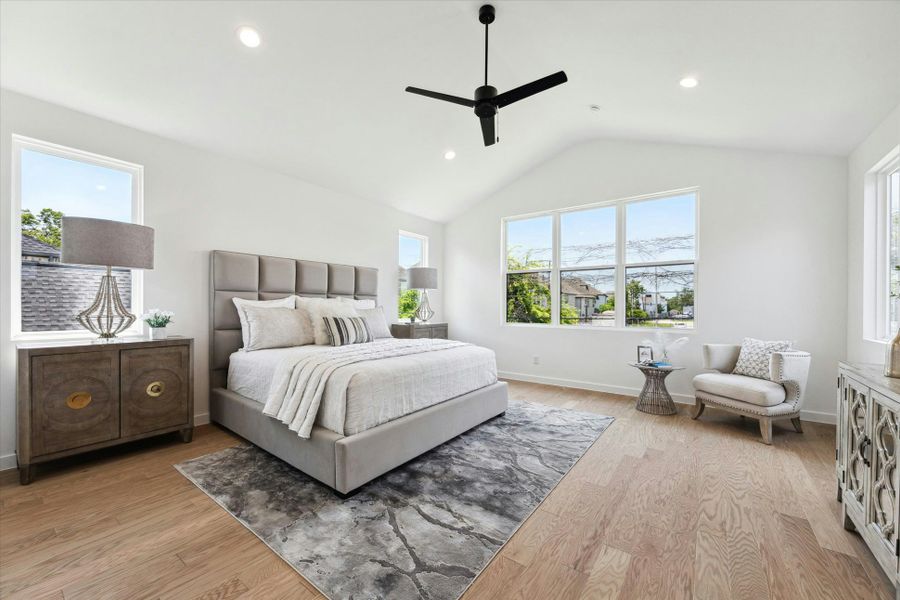 Furnished interior view inside a new home in , Houston (Image 5).