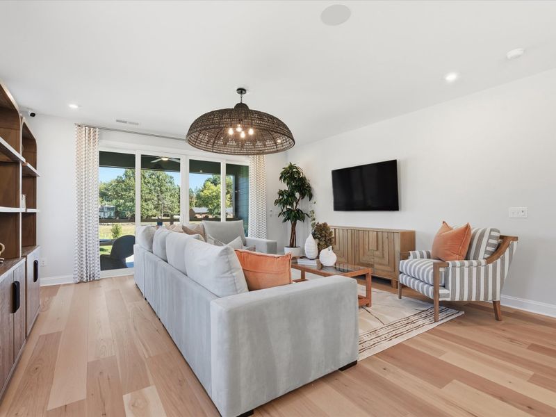 Representative furnished interior of a home built from the Paloma by Tri Pointe Homes in Bellflower, Charlotte (Image 10).