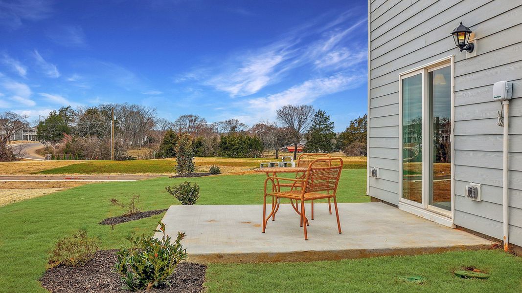 Exterior details and patio area of a home in River Landing, Murfreesboro (Image 3).