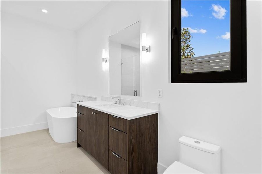 Furnished interior view inside a new home in , Sugar Hill (Image 56).