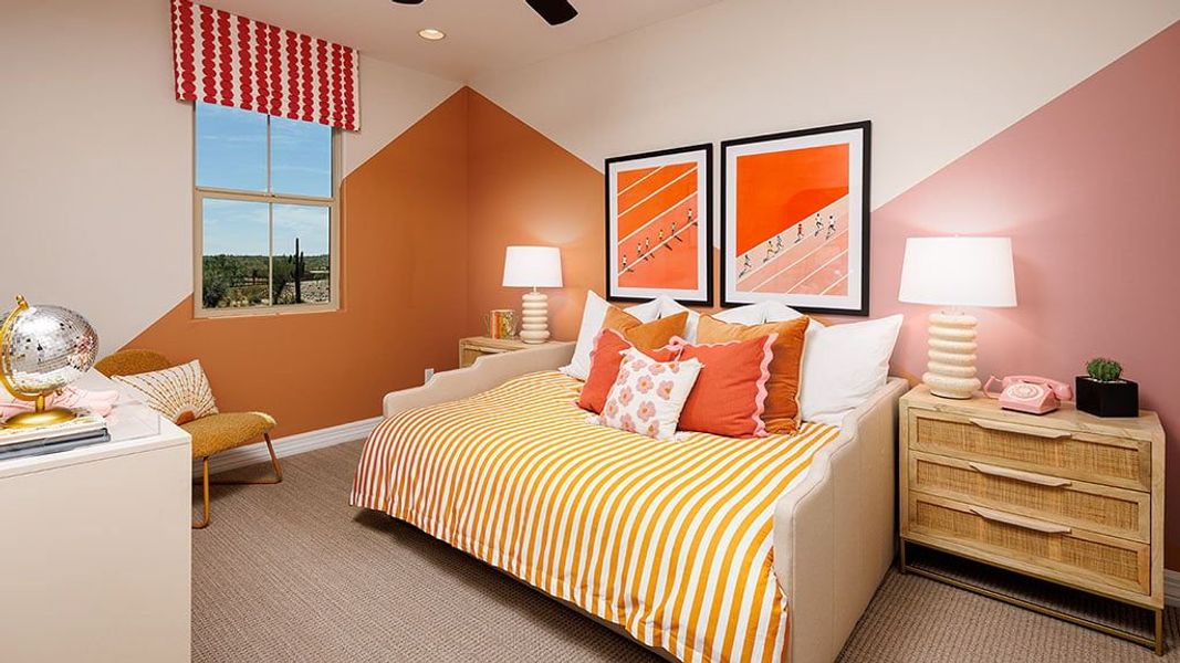 Furnished interior view inside a new home in Ladera Trails, Queen Creek (Image 13).